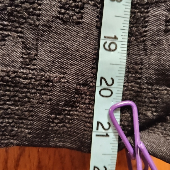 LOFT Black, Embroidered Houndstooth Skirt, Size 10 misses. - Picture 3 of 8